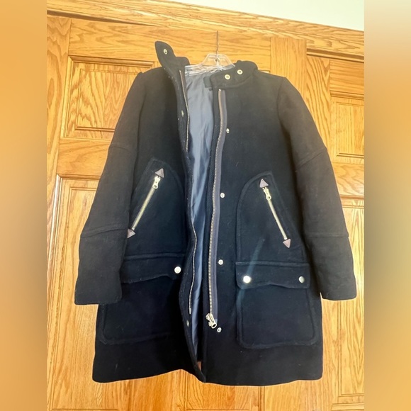 J. Crew - Italian Wool & Chateau Parka w/ Faux Fur - Picture 9 of 11
